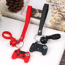 Chaveiro de pvc com controle de vídeo game, chaveiro com alça para joystick e gamepad, presente perfeito para homens 2024 - compre barato