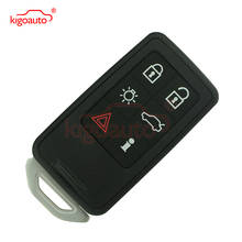 Kigoauto-carcasa de llave inteligente para coche, carcasa de 6 botones para Volvo XC70, V70, XC60, S80, S60, 2008, 2009, 2010, 2011 2024 - compra barato