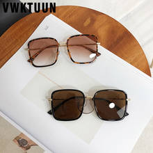 Óculos de sol feminino vwktuun, óculos grande de liga 2021 uv400 2024 - compre barato