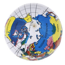 Mundo globo ensinar educação geografia brinquedos para crianças brinquedos infláveis mapa balão bola de praia da família brinquedo educativo 2024 - compre barato