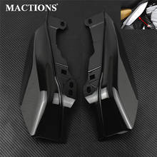 Motorcycle Heat Shield Mid-Frame Air Deflector Trim Cover Black For Harley Touring Road King Street Glide Ultra Limit 2017-2021 2024 - buy cheap