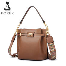 FOXER Women Shoulder Bags Female Split Leather Crossbody Bag Lady Retro Fashion Flap Tote Purse for Girl 2020 New Design 958333F 2024 - buy cheap