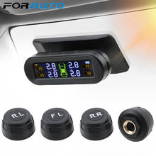 Smart Car TPMS Tire Pressure Monitoring System Solar Power LCD Digital TMPS Auto Security Alarm Tire Pressure Sensor 2024 - buy cheap
