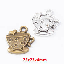 20 pieces of retro metal zinc alloy cup pendant for DIY handmade jewelry necklace making 7693 2024 - buy cheap
