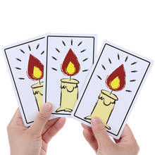 1 Juego de velas para aliviar cartas mágicas, trucos de magia, accesorios de magia, increíble juguete mágico, Juguetes Divertidos para niños 2024 - compra barato