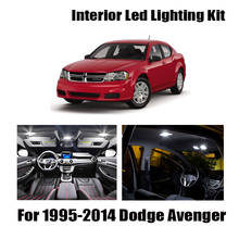For Dodge Avenger 1995-2013 2014 Canbus Vehicle LED Interior Map Dome Trunk Door Light Bulbs Car Lighting Accessories 2024 - buy cheap