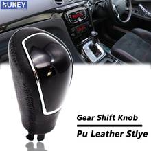 Leather Car Automatic Transmission Gear Shift Knob Shifter Stick Lever For Ford/Mondeo Mk4 S-MAX/Galaxy 2024 - buy cheap