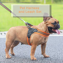 Hot Style Dog Harness Reflective Breathable Pet Chest Strap Fashion Quick Release Dog Heash and Leash Sets Pet Supplies 2024 - buy cheap