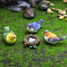 Micro Landscape Fairy Garden Miniature Mini Bird Decoration Accessories Resin Crafts DIY Succulent Plant Bonsai Figurines 2024 - buy cheap