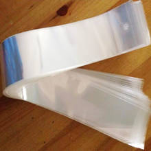 Bolsas de embalaje de plástico para extensiones de cabello, 100 piezas, con cabezal largo, autoadhesivo, de plástico transparente 2024 - compra barato