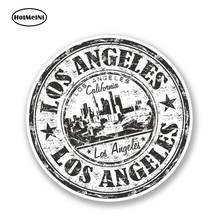 HotMeiNi 13cm x 13cm Los Angeles California Vinyl Sticker iPad Laptop Travel Luggage Label Motorcycle Decal Car Sticker 2024 - buy cheap