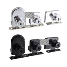 4Pcs/lot No Drilling Wine Cabinet Cupboard Showcase Display Glass Door Lock Knob Different Alike Keys Single Double Chrome Black 2024 - buy cheap