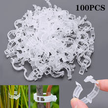 100pcs Plastic Plant Support Clips For Plants Hanging Vine Garden Greenhouse Vegetables Garden Ornament 2024 - buy cheap