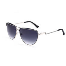 FENCHI cat eye women sunglasses female sun glasses black brand designer vintage punk Eyewear oculos de sol feminino lunettes 2024 - buy cheap