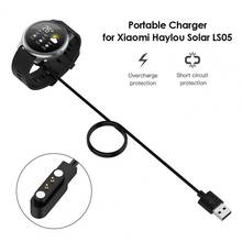 USB Chargers For XiaoMi Haylou Solar LS05 Smartwatch Dock Charger USB Charging Cable Base Cord Wire Smart Charging Accessories 2024 - buy cheap