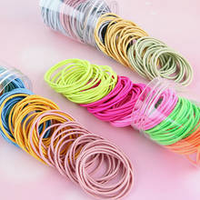 Children's Colorful Headband Toddler Girl Hair Accessories Elastic Head Bands Baby Rubber Band Girls Jewelry 100 Pieces/lot 2024 - buy cheap