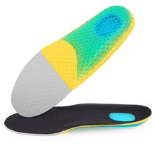 Silicone Gel Slow Pressure Shock Absorption Casual Sports Insoles Sweat-Absorbent Deodorant EVA Shoes Sock Pad Insert Brioche 2024 - buy cheap