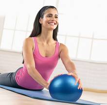HiMISS Yoga Pilates Fitness Balance & Stability Mini Anti Burst PVC Exercise Posture Ball Mini Yoga Pilates Body Posture Ball 2024 - buy cheap