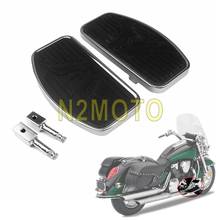 Placa de descanso para pés e piso de motocicleta, para honda shadow vt750 vt400 1994-2019, par de pregos de pé de alumínio 2024 - compre barato