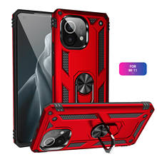 for Xiaomi Mi 11 Cover Case for Xiaomi Mi11 Armor Rugged Military Shockproof Magnet Car Holder Ring Case 2024 - buy cheap