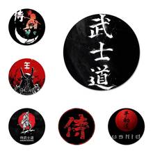 Broche con logotipo japonés de samurái, insignia, Pin, accesorios para ropa, mochila, regalo de decoración 2024 - compra barato