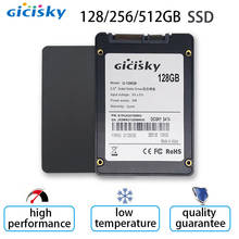 Gicisky-disco rígido sata3 ssd, 128gb/256gb/512gb, 2.5 polegadas, hd, estado sólido, drive interno para desktop ou laptop 2024 - compre barato