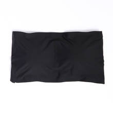 New Summer Women Sexy Tube Top Strapless Black Bandeau Sleeveless Sports Bra Underwear Wrap Chest SCI88 2024 - buy cheap