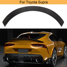 Car Rear Trunk Spoiler Wing for Toyota Supra 2019 2020 2021 Rear Trunk Boot Lid Wing Spoiler Lip Carbon Fiber 2024 - buy cheap