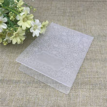 Snowflake message Flower print DIY Plastic Embossing Folders for DIY Scrapbooking Paper Craft/Card Making Decoration Supplies 2024 - buy cheap