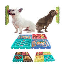 Pet Slow Bowl Lick Mat Pad For Cats Dogs NonSlip Puzzle Bowl With Super Suction Cups Dog Bowl Slow Feeder Peanut Butter Lick Mat 2024 - buy cheap