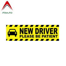 Aliauto New Driver Please Be Patient Craative Automobiles & Motorcycles PVC Decal Car Sticker Waterproof,17cm*5cm 2024 - buy cheap