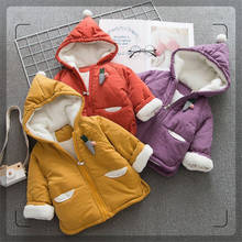 Outono Inverno Do Bebê Meninas meninos Casacos Jaquetas Outerwear Infantil Algodão Casacos Com Capuz Para Baixo Jaquetas Recém-nascidos Roupas de cenoura 2024 - compre barato