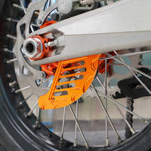 NICECNC-Protector de disco de freno trasero, Protector para KTM 125, 250, 350, 450, 500, XCW, XCF-W, EXC, EXC-F, SX, SXF, XC, XCF, 6 días, TPI, 2004-2020 2024 - compra barato