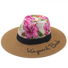 New Foldable Wide Brim Floppy Girls Straw Hat Sun Hat Beach Women Summer Hat UV Protect Travel Cap Lady Cap Female 2024 - buy cheap