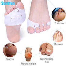 4pc Toe Separator Forefoot Pads Hallux Bunion Corns Overlapping Toe Separator Cushions Protector Thumb Valgus Foot Care Pedicure 2024 - buy cheap