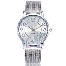 Женские наручные часы Vansvar, роскошные модные повседневные кварцевые часы из нержавеющей стали, Новый ремешок, аналоговые наручные часы, подарок для дам 2024 - купить недорого