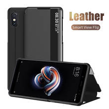 Luxury View Smart Cover Phone Case Capa For Huawei P40 Pro P30 Lite P20 P10 Plus Mate 20 10 9 Pro Full Leather Flip Cases Fundas 2024 - купить недорого