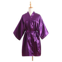 Vestido roxo cor sólida feminino, camisola sexy de cetim com estampa floral, um tamanho 2024 - compre barato