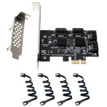 PCI e PCIE to SATA Card PCI-E Adapter PCI Express to SATA3.0 Converter 4-Port SATA III 6G Expansion Controller Card Adapter IPFS 2024 - buy cheap
