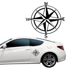 1PC Vinyl Decal Car Boat Window Wall Nautical Sailing Anchor Ship Sticker Originality Nautical Compass 15cm*15cm 2024 - buy cheap