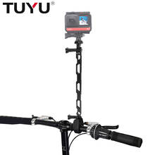 TUYU-soporte portátil para selfi, palo invisible de aleación de aluminio para montar en bicicleta y motocicleta, para insta360 One R X2 GoPro Max 9 2024 - compra barato