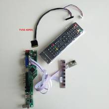 Tarjeta controladora N156B6 para TV de 15,6 pulgadas, AUDIO USB, LCD, LED, AV, VGA, Kit DIY, Monitor de pantalla de 1366x768 2024 - compra barato