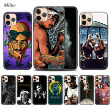 Чехлы Tupac Amaru Shakur 2Pac для Apple iphone 11 Pro XS Max XR X 7 8 6 6S Plus 5 5S SE 5C черный мягкий чехол для телефона Tampa 2024 - купить недорого