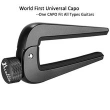 Cejilla de guitarra para guitarra eléctrica clásica acústica de 6/12 cuerdas, bajo Capo, mandolina, ukelele Capo ajustable ancho 2024 - compra barato