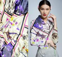 Telas Super Have Designer Diy Elastic Satin Mulberry Silk Digital Print Women Blouse Clothes Summer Dresses Tissu Silks Fabric 2024 - buy cheap