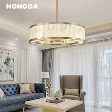 Luxury LED Chandeliers Lighting Nordic Glass Lampshade Round Pendant Hanging Lamps Bedroom Living Room Dining Room Lights Lustre 2024 - buy cheap