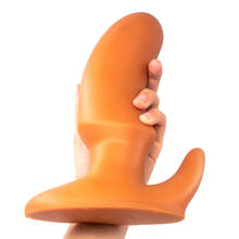 Golden Anal Plug Super Huge Butt Plug Heavy Anal Sex Toys Soft Silicone Prostate Massager Anus Expansion Stimulator 2024 - buy cheap