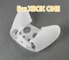 Capa protetora de silicone para controle de xbox one s, capa de borracha macia para proteção de joystick 2024 - compre barato