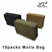 10 Packs XT Bullet Bag Army Hunting Magazine Holder Pouch Tactical Gear 12 gauge Ammo Box Ammunition Molle Pouch Bag for Belt 2024 - buy cheap