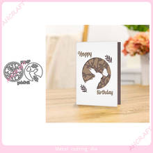 Rabbit Background Frame Metal Cutting Dies for DIY Scrapbooking Photo Album Decorative Embossing PaperCard Crafts Die2021 2024 - buy cheap